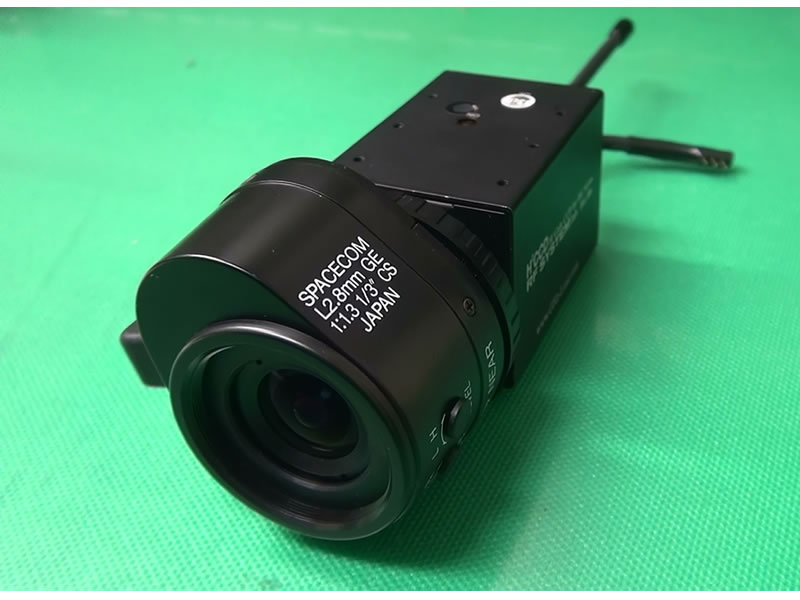 ワイヤレス小型CCDカメラ/RF SYSTEM/Wireless small ccd camera/HG-88s オートアイリスレンズ